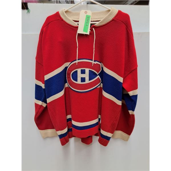*Montreal Canadians Sweater by Roger Edward's- Size XXL
