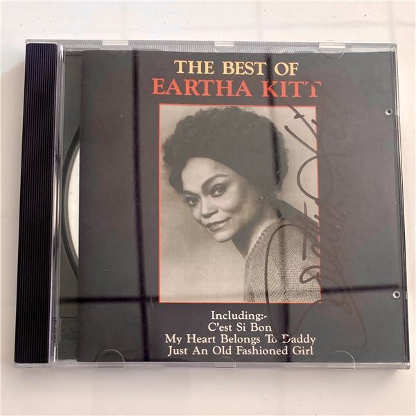 Eartha Kitt signed album