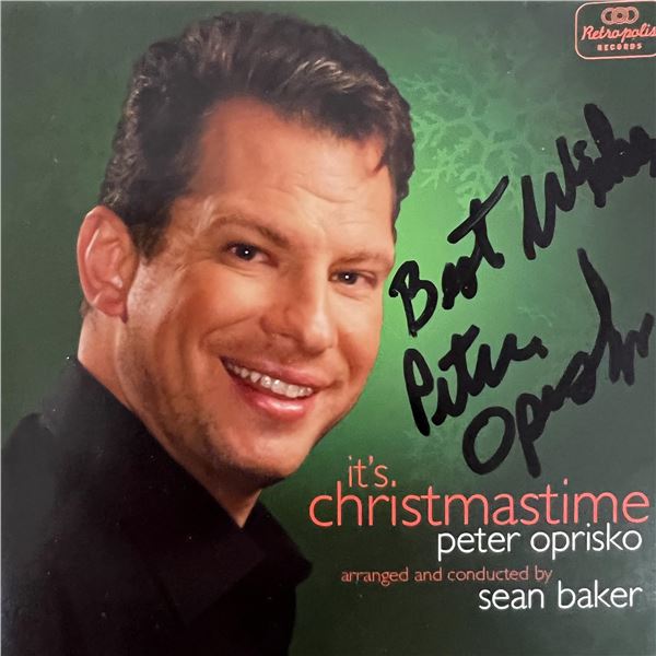 Peter Oprisko It's Christmastime signed CD