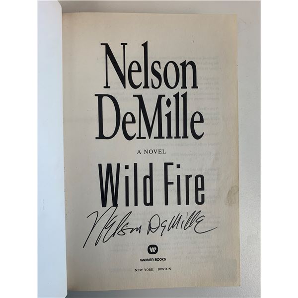Wild Fire Nelson DeMille signed first edition book