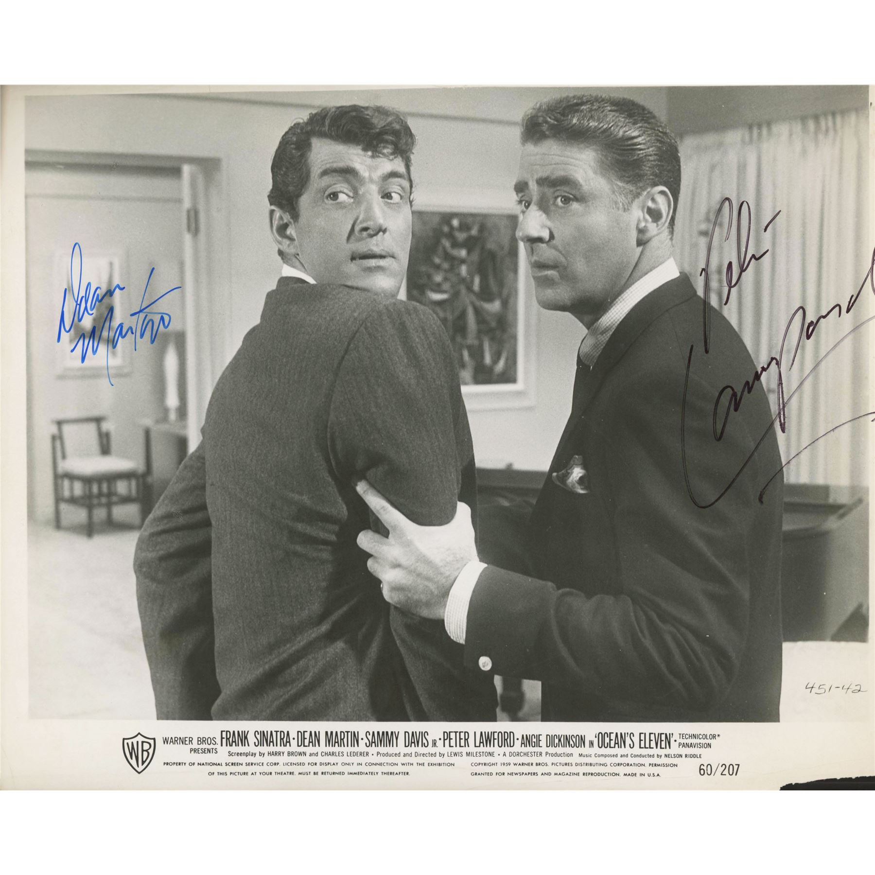 PETER LAWFORD signed autographed photo COA Hologram main image 0