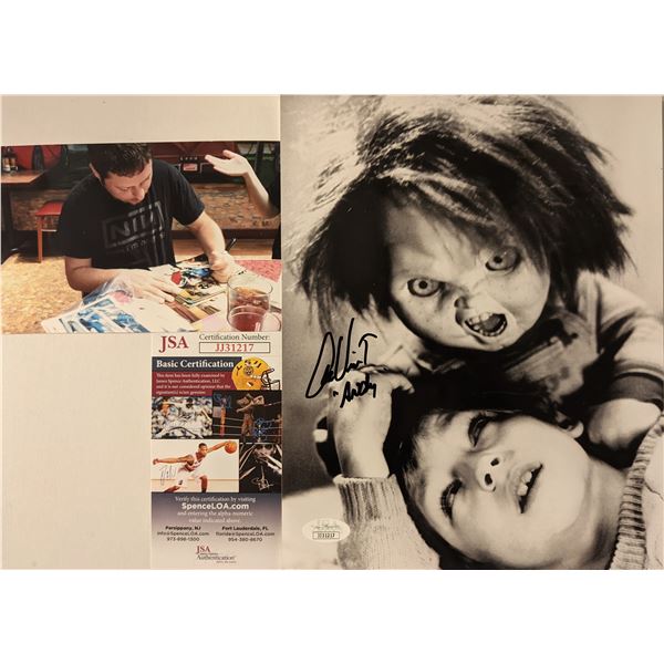 Chucky Alex Vincent Signed Photo. JSA Authenticated.