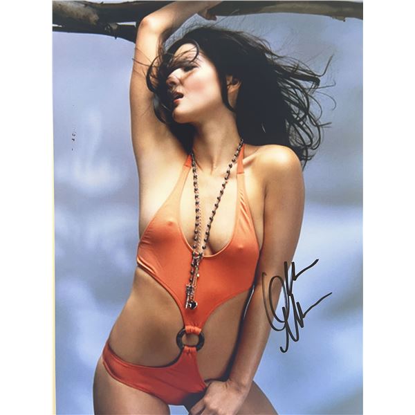 Olivia Munn signed photo