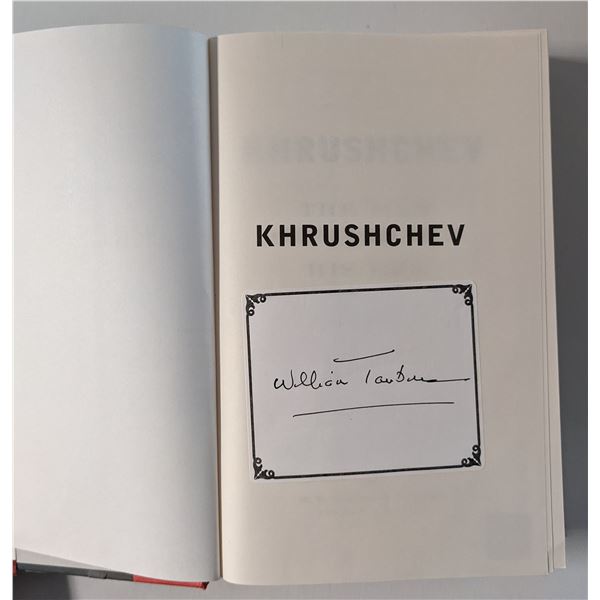 Khrushchev The Man And His Era First Edition Signed Book