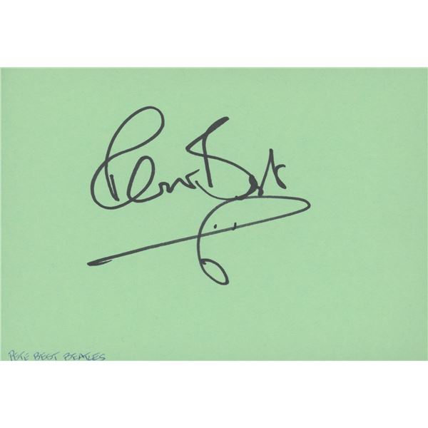 Pete Best signature cut