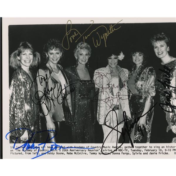 Country legends signed photo. GFA Authenticated