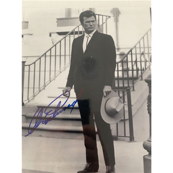 Clint Eastwood signed photo