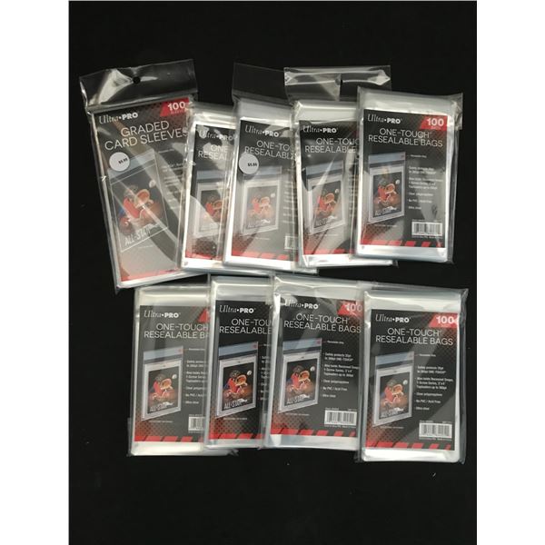 LOT OF TRADING CARD SLEEVES