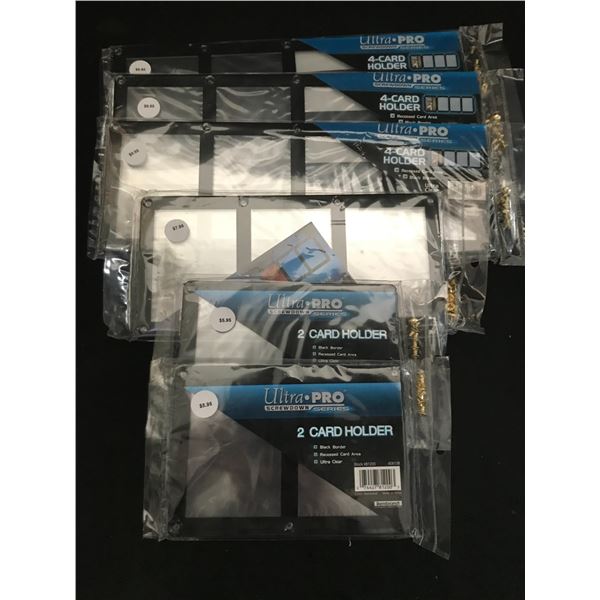 LOT OF TRADING CARD PROTECTORS