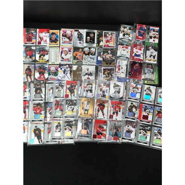 LARGE NHL STAR ROOKIE AND INSERT HOCLEY CARDS