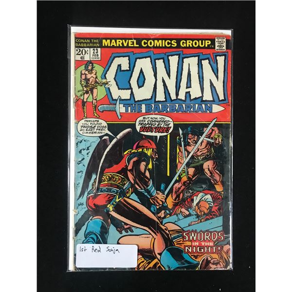 MARVEL COMICS NO.23 CONAN THE BARBARIAN (1ST APPEARANCE RED SONJA)