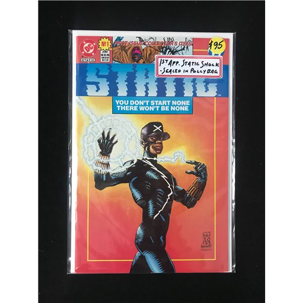 DC COMICS NO.1 STATIC (1ST APPEARANCE STATIC SHOCK)