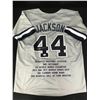 Image 1 : REGGIE JACKSON SIGNED NEW YORK YANKEES CAREER JERSEY (JSA COA)