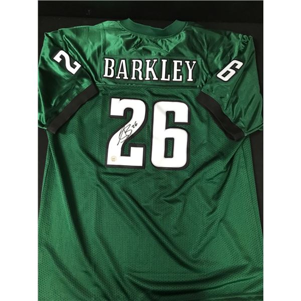 SAQUON BARKLEY SIGNED PHILADELPHIA EAGLES JERSEY (KB AUTHENTICS COA)