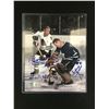 Image 1 : BOBBY HULL & JOHNNY BOWER SIGNED 8X10 PHOTO (BECKETT COA)