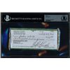 Image 1 : BILL RUSSELL SIGNED BANK CHECK (BECKETT COA)