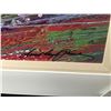 Image 2 : DAVID LLOYD GLOVER ORGINAL 1 OF 1 PAINTING MULTI SIGNED WITH COA 30 X 30 BOBBY ORR
