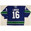 Image 1 : TREVOR LINDEN SIGNED VANCOUVER CANUCKS JERSEY (BECKETT COA)