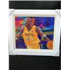 Image 1 : DAVID LLOYD GLOVER ORGINAL 1 OF 1 PAINTING MULTI SIGNED WITH COA 30 X 30 KOBE BRYANT