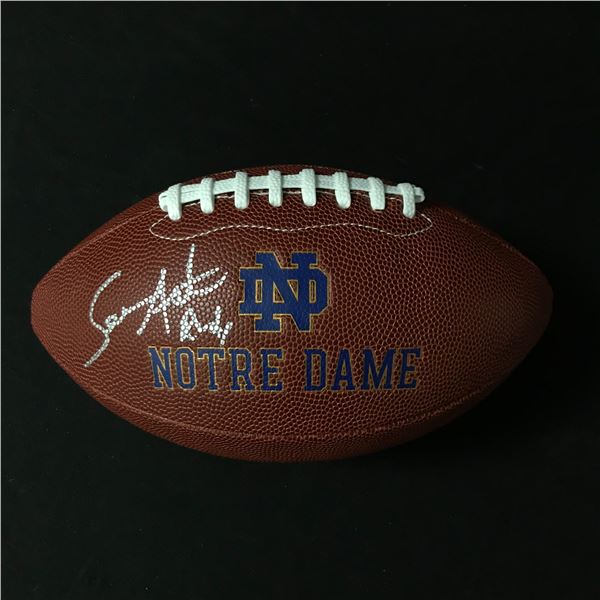 SEAN ASTIN SIGNED RUDY NOTRE DAME FOOTBALL (WWOC COA)