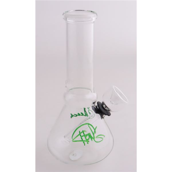 CHEECH & CHONG SIGNED GLASS WATER PIPE (BECKETT COA)