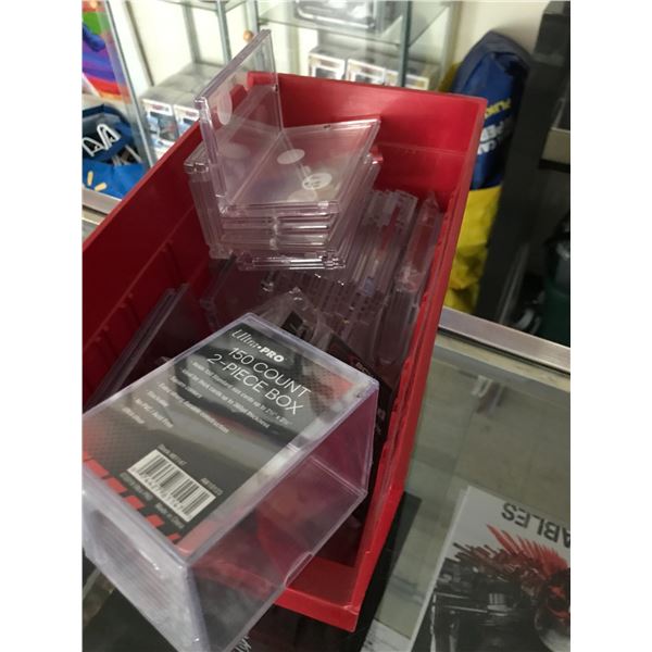 LOT OF TRADING CARDS PROTECTORS