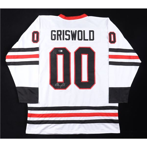 CHEVY CHASE SIGNED "CLARK GRISWOLD" CHRISTMAS VACATION JERSEY (BECKETT COA)