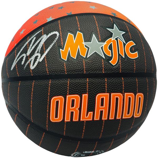 Shaquille O'Neal Signed Orlando Magic Wilson City Edition Basketball Beckett