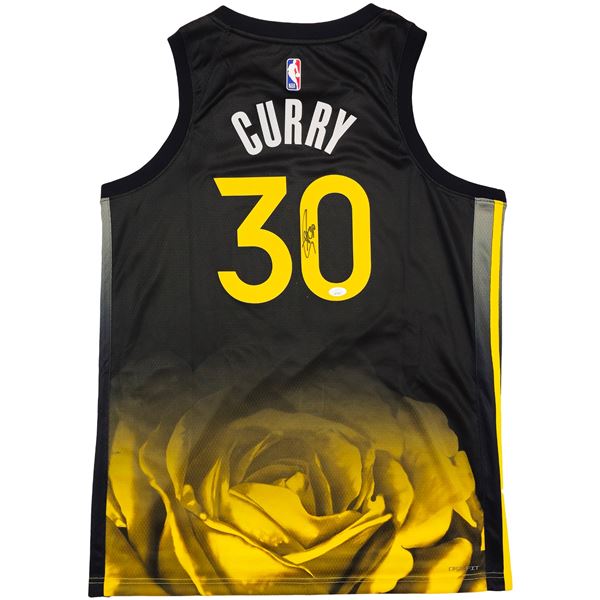 Stephen Curry Signed Warriors Nike ADV City NBA Authentic Auto Jersey BECKETT