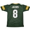 Image 1 : Josh Jacobs Authentic Signed Green Pro Style Jersey Autographed BECKETT