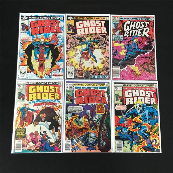 LOT OF 6 GHOST RIDER COMICS (MARVEL COMICS)