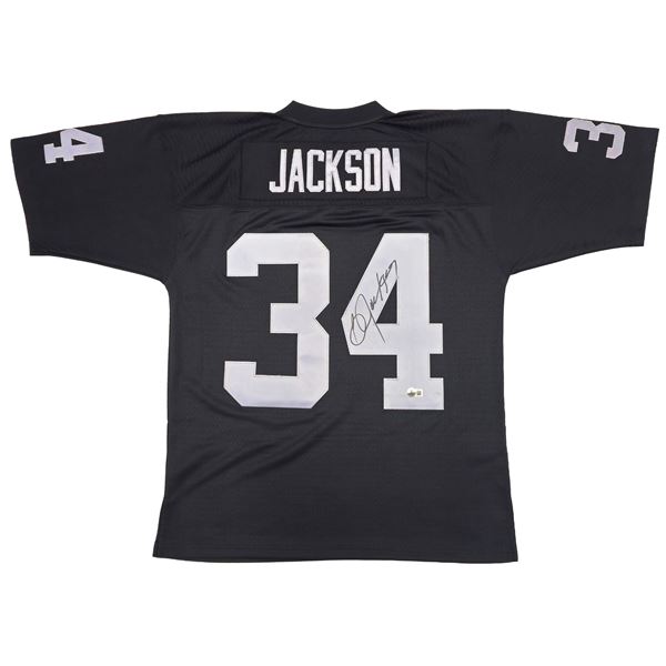 BO JACKSON SIGNED THROWBACK JERSEY BECKETT COA