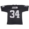 Image 1 : BO JACKSON SIGNED THROWBACK JERSEY BECKETT COA