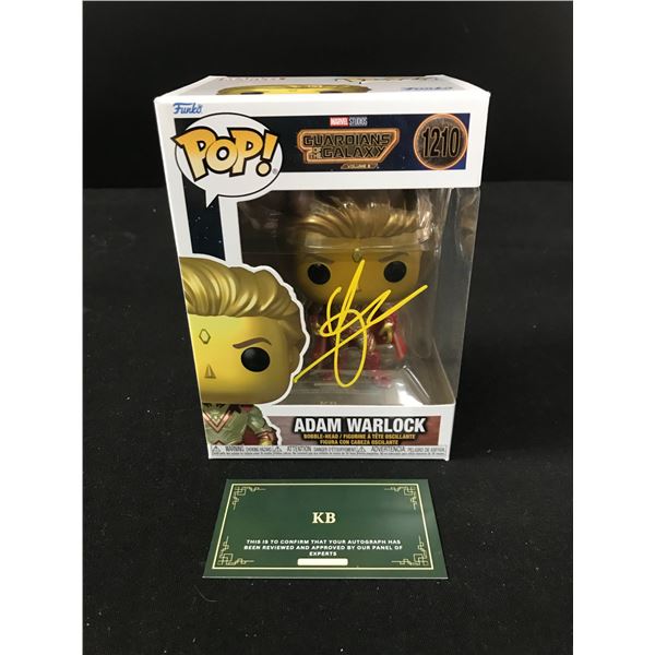 WILL POULTER SIGNED "ADAM WARLOCK" FUNKO POP! (KB AUTHENTICS COA)