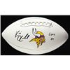 Image 1 : J.J MCARTHEY SIGNED VIKINGS FOOTBALL (BECKETT COA)