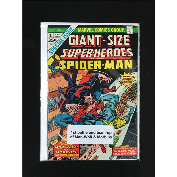 MARVEL COMICS NO.1 GIANT SIZE SUPER HEROES SPIDERMAN