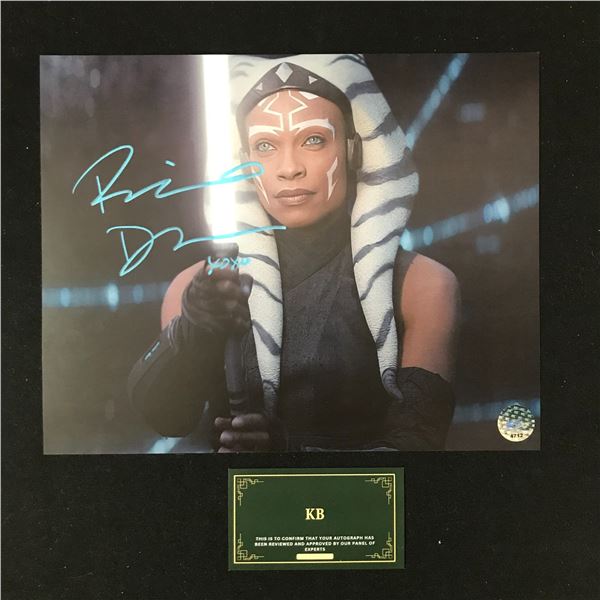 ROSARIO DAWSON SIGNED STAR WARS "AHSOKA" 8X10 PHOTO (KB AUTHENTICS COA)