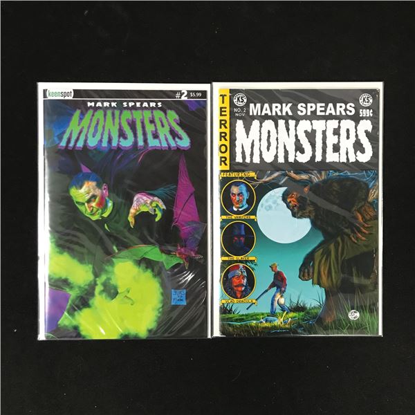 LOT OF 2 MONSTERS COMICS (KEENSPOT COMICS)