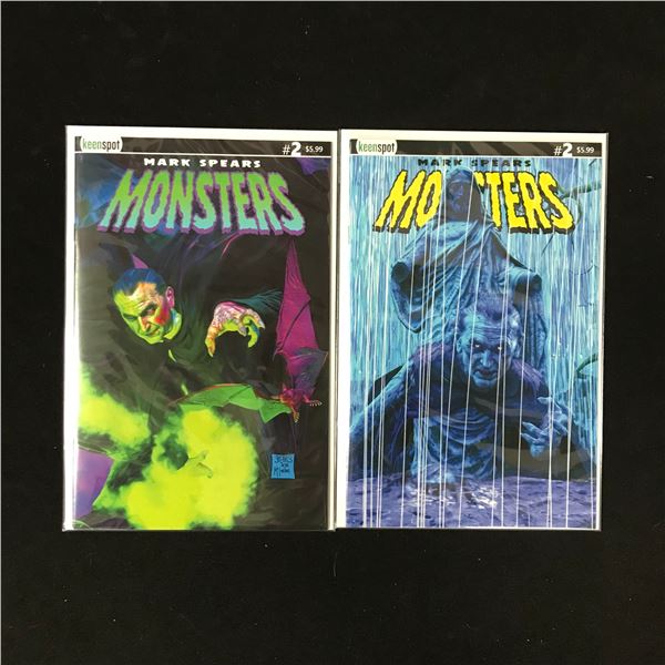 LOT OF 2 MONSTERS COMICS (KEENSPOT COMICS)