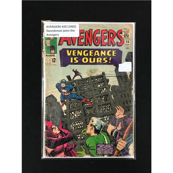 MARVEL COMICS NO.20 THE AVENGERS