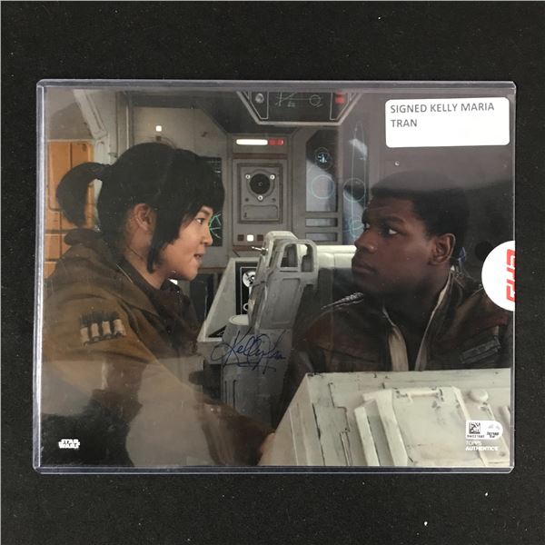 KELLY MARIA TRAN SIGNED STAR WARS 8X10 PHOTO (STAR WARS COA)