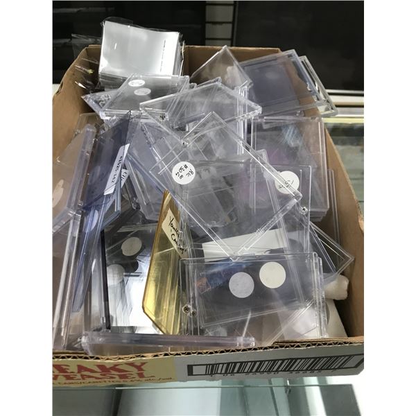 LOT OF TRADING CARDS PROTECTORS