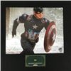 Image 1 : CHRIS EVANS SIGNED "CAPTAIN AMERICA" 8X10 PHOTO (KB AUTHENTICS COA)