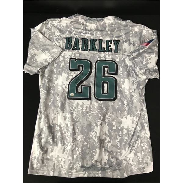 SAQUON BARKEY SIGNED NEW YORK GIANTS JERSEY (KB AUTHENTICS COA)