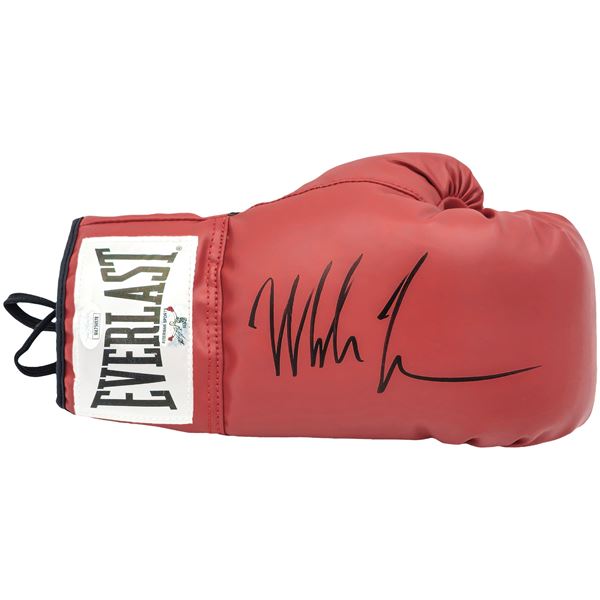 MIKE TYSON SIGNED BOXING GLOVE JSA AND FITERMAN COA