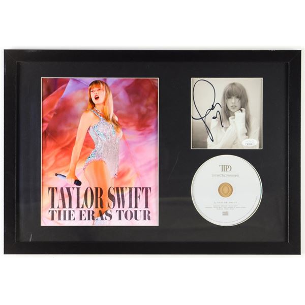 PROFESSIONALLY FRAMED TAYLOR SWIFT SIGNED "THE ERAS TOUR" ALBUM & PHOTO (JSA COA)