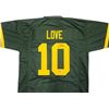 Image 2 : Green Bay Packers Jordan Love Autographed Green Jersey Beckett