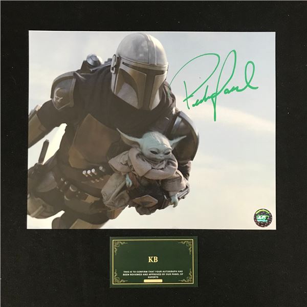 PEDRO PASCALE SIGNED STAR WARS "THE MANDALORIAN" 8X10 PHOTO (KB AUTHENTICS COA)