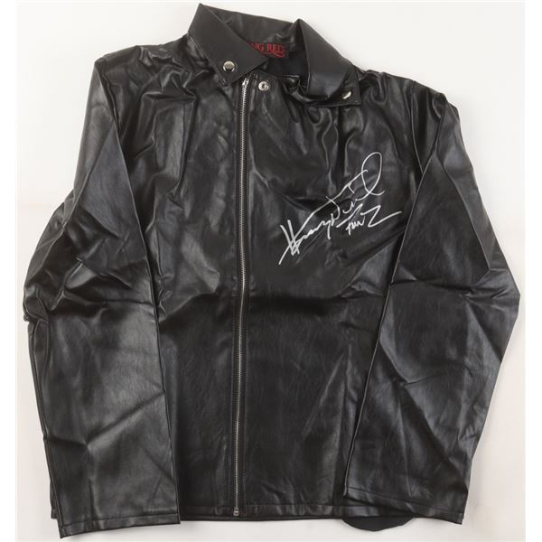 HENRY WINKLER SIGNED "THE FONZ" LEATHER BIKER JACKET (JSA COA)