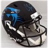 Image 1 : Christian McCaffrey Autographed Carolina Panthers Full Size Speed Replica Helmet (Scuff) BECKETT